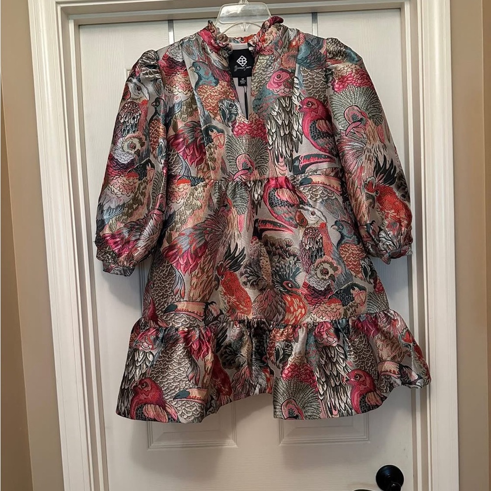 Brianna Cannon bird dress - Picture 3 of 7